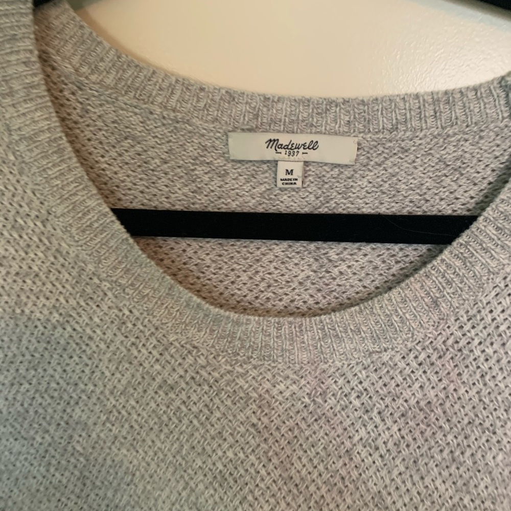 Madewell Grey Basic Sweater - image 2